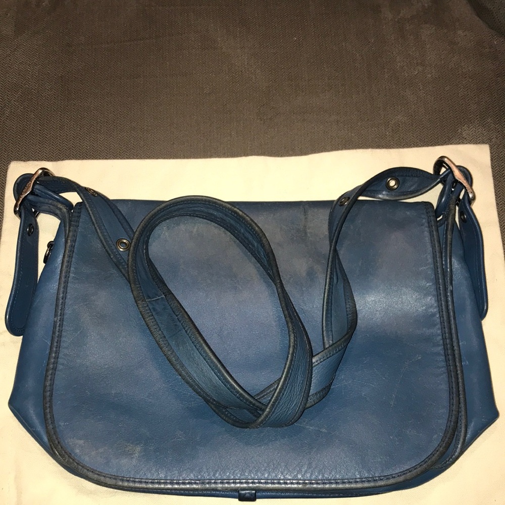 Vintage Coach Saddle Bag